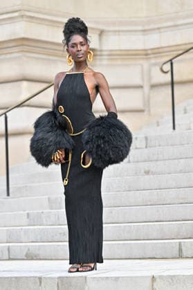 PFW Haute Couture Schiaparelli Outside Arrivals Jodie Turner Smith arriving at the Schiaparelli show during Paris Fashion Week Haute Couture in Paris, France on January 26, 2026. Photo by Julien Reynaud APS-Medias ABACAPRESS.COM Paris France  Copyright: xReynaudxJulien APS-Medias ABACAx