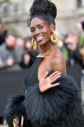 PFW Haute Couture Schiaparelli Outside Arrivals Jodie Turner Smith arriving at the Schiaparelli show during Paris Fashion Week Haute Couture in Paris, France on January 26, 2026. Photo by Julien Reynaud APS-Medias ABACAPRESS.COM Paris France  Copyright: xReynaudxJulien APS-Medias ABACAx