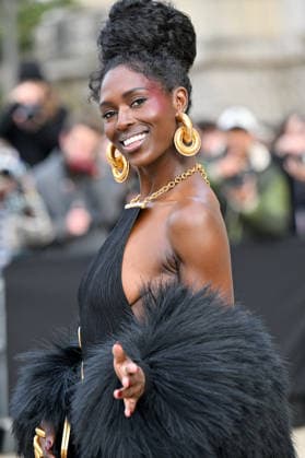PFW Haute Couture Schiaparelli Outside Arrivals Jodie Turner Smith arriving at the Schiaparelli show during Paris Fashion Week Haute Couture in Paris, France on January 26, 2026. Photo by Julien Reynaud APS-Medias ABACAPRESS.COM Paris France  Copyright: xReynaudxJulien APS-Medias ABACAx