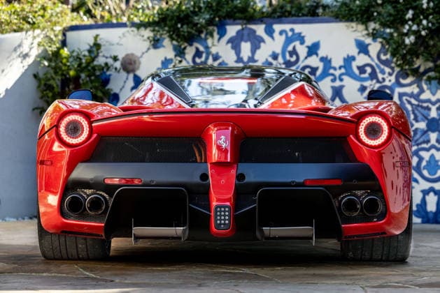 World’s fastest hybrid hypercar capable of 217mph goes on sale for £3.5m Story from Jam Press (Worlds Fastest Hybrid) Pictured: Exterior of the 2015 Ferrari LaFerrari. World’s fastest hybrid hypercar capable of 217mph goes on sale for £3.5m The world s fastest hybrid car capable of topping 217mph is on sale for £3.5 million. The 2015 Ferrari LaFerrari is one of just 499 examples built and has barely been used having only done 4,788 miles. It has two engines including a 6.3-litre V-12 and a smaller electric unit. Powered by a 6.3-litre V12 engine paired with an electric motor, the hybrid hypercar produces a combined 949 horsepower, allowing it to rocket from 0–60mph in just 2.4 seconds. According to its listing, the LaFerrari has had  Copyright: xJamxPress MichaelxAlanxRoss CourtesyxofxRMxSotheby s