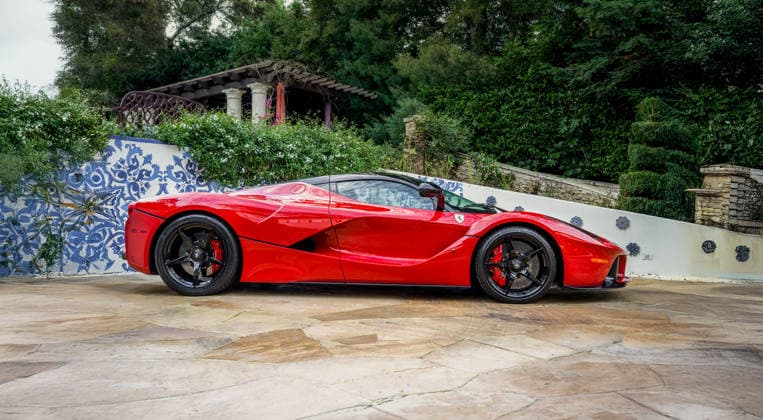 World’s fastest hybrid hypercar capable of 217mph goes on sale for £3.5m Story from Jam Press (Worlds Fastest Hybrid) Pictured: Exterior of the 2015 Ferrari LaFerrari. World’s fastest hybrid hypercar capable of 217mph goes on sale for £3.5m The world s fastest hybrid car capable of topping 217mph is on sale for £3.5 million. The 2015 Ferrari LaFerrari is one of just 499 examples built and has barely been used having only done 4,788 miles. It has two engines including a 6.3-litre V-12 and a smaller electric unit. Powered by a 6.3-litre V12 engine paired with an electric motor, the hybrid hypercar produces a combined 949 horsepower, allowing it to rocket from 0–60mph in just 2.4 seconds. According to its listing, the LaFerrari has had  Copyright: xJamxPress MichaelxAlanxRoss CourtesyxofxRMxSotheby s