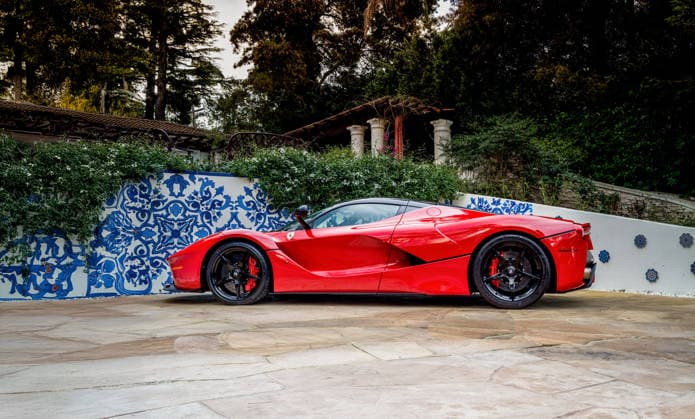 World’s fastest hybrid hypercar capable of 217mph goes on sale for £3.5m Story from Jam Press (Worlds Fastest Hybrid) Pictured: Exterior of the 2015 Ferrari LaFerrari. World’s fastest hybrid hypercar capable of 217mph goes on sale for £3.5m The world s fastest hybrid car capable of topping 217mph is on sale for £3.5 million. The 2015 Ferrari LaFerrari is one of just 499 examples built and has barely been used having only done 4,788 miles. It has two engines including a 6.3-litre V-12 and a smaller electric unit. Powered by a 6.3-litre V12 engine paired with an electric motor, the hybrid hypercar produces a combined 949 horsepower, allowing it to rocket from 0–60mph in just 2.4 seconds. According to its listing, the LaFerrari has had  Copyright: xJamxPress MichaelxAlanxRoss CourtesyxofxRMxSotheby s