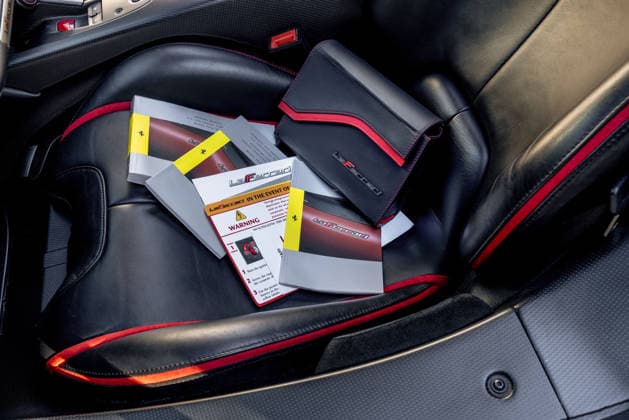 World’s fastest hybrid hypercar capable of 217mph goes on sale for £3.5m Story from Jam Press (Worlds Fastest Hybrid) Pictured: Interior of the 2015 Ferrari LaFerrari. World’s fastest hybrid hypercar capable of 217mph goes on sale for £3.5m The world s fastest hybrid car capable of topping 217mph is on sale for £3.5 million. The 2015 Ferrari LaFerrari is one of just 499 examples built and has barely been used having only done 4,788 miles. It has two engines including a 6.3-litre V-12 and a smaller electric unit. Powered by a 6.3-litre V12 engine paired with an electric motor, the hybrid hypercar produces a combined 949 horsepower, allowing it to rocket from 0–60mph in just 2.4 seconds. According to its listing, the LaFerrari has had  Copyright: xJamxPress MichaelxAlanxRoss CourtesyxofxRMxSotheby s