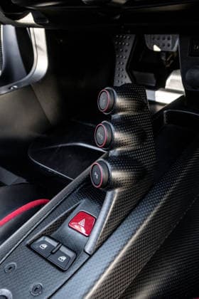 World’s fastest hybrid hypercar capable of 217mph goes on sale for £3.5m Story from Jam Press (Worlds Fastest Hybrid) Pictured: Interior of the 2015 Ferrari LaFerrari. World’s fastest hybrid hypercar capable of 217mph goes on sale for £3.5m The world s fastest hybrid car capable of topping 217mph is on sale for £3.5 million. The 2015 Ferrari LaFerrari is one of just 499 examples built and has barely been used having only done 4,788 miles. It has two engines including a 6.3-litre V-12 and a smaller electric unit. Powered by a 6.3-litre V12 engine paired with an electric motor, the hybrid hypercar produces a combined 949 horsepower, allowing it to rocket from 0–60mph in just 2.4 seconds. According to its listing, the LaFerrari has had  Copyright: xJamxPress MichaelxAlanxRoss CourtesyxofxRMxSotheby s