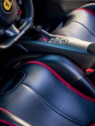World’s fastest hybrid hypercar capable of 217mph goes on sale for £3.5m Story from Jam Press (Worlds Fastest Hybrid) Pictured: Interior of the 2015 Ferrari LaFerrari. World’s fastest hybrid hypercar capable of 217mph goes on sale for £3.5m The world s fastest hybrid car capable of topping 217mph is on sale for £3.5 million. The 2015 Ferrari LaFerrari is one of just 499 examples built and has barely been used having only done 4,788 miles. It has two engines including a 6.3-litre V-12 and a smaller electric unit. Powered by a 6.3-litre V12 engine paired with an electric motor, the hybrid hypercar produces a combined 949 horsepower, allowing it to rocket from 0–60mph in just 2.4 seconds. According to its listing, the LaFerrari has had  Copyright: xJamxPress MichaelxAlanxRoss CourtesyxofxRMxSotheby s