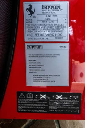 World’s fastest hybrid hypercar capable of 217mph goes on sale for £3.5m Story from Jam Press (Worlds Fastest Hybrid) Pictured: Exterior of the 2015 Ferrari LaFerrari. World’s fastest hybrid hypercar capable of 217mph goes on sale for £3.5m The world s fastest hybrid car capable of topping 217mph is on sale for £3.5 million. The 2015 Ferrari LaFerrari is one of just 499 examples built and has barely been used having only done 4,788 miles. It has two engines including a 6.3-litre V-12 and a smaller electric unit. Powered by a 6.3-litre V12 engine paired with an electric motor, the hybrid hypercar produces a combined 949 horsepower, allowing it to rocket from 0–60mph in just 2.4 seconds. According to its listing, the LaFerrari has had  Copyright: xJamxPress MichaelxAlanxRoss CourtesyxofxRMxSotheby s