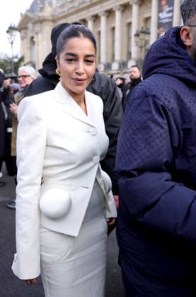 Paris Fashion Week People Schiaparelli Celebrities leaving Schiaparelli Show during Paris Fashion Week 452508 2026 01 26 France Bekhti, Leïla  Copyright: xJasminexAissaouix xStarfacex STAR_452508_017