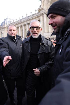 Celebrities attending the Schiaparelli Haute Couture Spring Summer 2026 show as part of Paris Fashion Week in Paris, France Featuring: Vincent Cassel Where: Paris, France When: 26 Jan 2026 Credit: Jasmine Aissaoui INSTARimages EDITORIAL USE ONLY. NOT FOR USE BY NEWSPAPERS BASED IN THE UK. Copyright: xx instar55413657