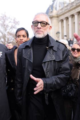 Celebrities attending the Schiaparelli Haute Couture Spring Summer 2026 show as part of Paris Fashion Week in Paris, France Featuring: Tina Kunakey, Vincent Cassel Where: Paris, France When: 26 Jan 2026 Credit: Jasmine Aissaoui INSTARimages EDITORIAL USE ONLY. NOT FOR USE BY NEWSPAPERS BASED IN THE UK. Copyright: xx instar55413658