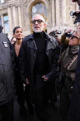 Celebrities attending the Schiaparelli Haute Couture Spring Summer 2026 show as part of Paris Fashion Week in Paris, France Featuring: Tina Kunakey, Vincent Cassel Where: Paris, France When: 26 Jan 2026 Credit: Jasmine Aissaoui INSTARimages EDITORIAL USE ONLY. NOT FOR USE BY NEWSPAPERS BASED IN THE UK. Copyright: xx instar55413659