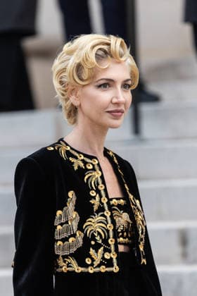 PFW Haute Couture Schiaparelli Outside Arrivals NB Sabine Getty arriving at the Schiaparelli show during Paris Fashion Week Haute Couture on January 26, 2026 in Paris, France. Photo by Nasser Berzane ABACAPRESS.COM Paris France  Copyright: xBerzanexNasser ABACAx