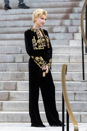 PFW Haute Couture Schiaparelli Outside Arrivals NB Sabine Getty arriving at the Schiaparelli show during Paris Fashion Week Haute Couture on January 26, 2026 in Paris, France. Photo by Nasser Berzane ABACAPRESS.COM Paris France  Copyright: xBerzanexNasser ABACAx