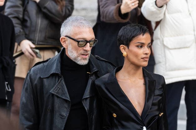 PFW Haute Couture Schiaparelli Outside Arrivals NB Narah Baptista, VIncent Cassel arriving at the Schiaparelli show during Paris Fashion Week Haute Couture on January 26, 2026 in Paris, France. Photo by Nasser Berzane ABACAPRESS.COM Paris France  Copyright: xBerzanexNasser ABACAx