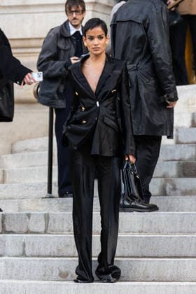 PFW Haute Couture Schiaparelli Outside Arrivals NB Narah Baptista arriving at the Schiaparelli show during Paris Fashion Week Haute Couture on January 26, 2026 in Paris, France. Photo by Nasser Berzane ABACAPRESS.COM Paris France  Copyright: xBerzanexNasser ABACAx