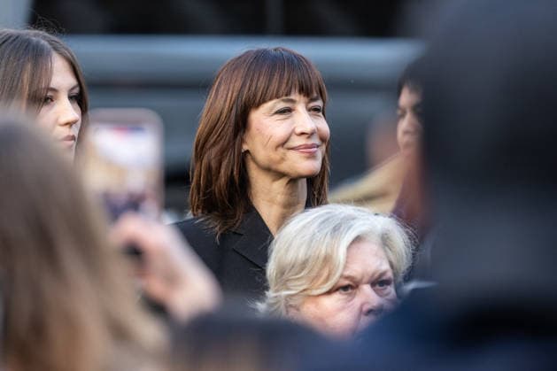 PFW Haute Couture Schiaparelli Outside Arrivals NB Sophie Marceau arriving at the Schiaparelli show during Paris Fashion Week Haute Couture on January 26, 2026 in Paris, France. Photo by Nasser Berzane ABACAPRESS.COM Paris France  Copyright: xBerzanexNasser ABACAx