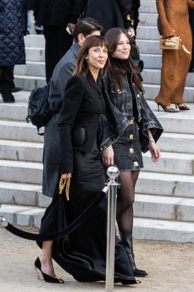 PFW Haute Couture Schiaparelli Outside Arrivals NB Sophie Marceau, Juliette Lemley arriving at the Schiaparelli show during Paris Fashion Week Haute Couture on January 26, 2026 in Paris, France. Photo by Nasser Berzane ABACAPRESS.COM Paris France  Copyright: xBerzanexNasser ABACAx