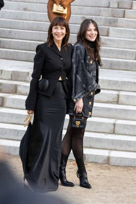 PFW Haute Couture Schiaparelli Outside Arrivals NB Sophie Marceau, Juliette Lemley arriving at the Schiaparelli show during Paris Fashion Week Haute Couture on January 26, 2026 in Paris, France. Photo by Nasser Berzane ABACAPRESS.COM Paris France  Copyright: xBerzanexNasser ABACAx
