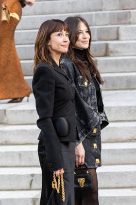 PFW Haute Couture Schiaparelli Outside Arrivals NB Sophie Marceau, Juliette Lemley arriving at the Schiaparelli show during Paris Fashion Week Haute Couture on January 26, 2026 in Paris, France. Photo by Nasser Berzane ABACAPRESS.COM Paris France  Copyright: xBerzanexNasser ABACAx