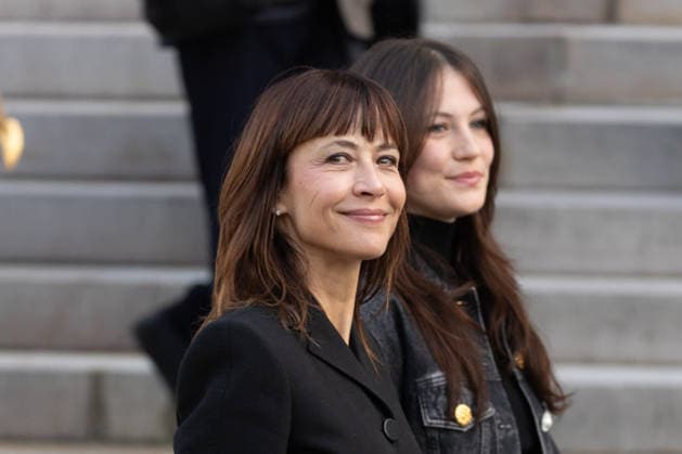 PFW Haute Couture Schiaparelli Outside Arrivals NB Sophie Marceau, Juliette Lemley arriving at the Schiaparelli show during Paris Fashion Week Haute Couture on January 26, 2026 in Paris, France. Photo by Nasser Berzane ABACAPRESS.COM Paris France  Copyright: xBerzanexNasser ABACAx