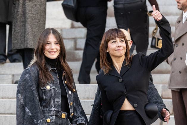 PFW Haute Couture Schiaparelli Outside Arrivals NB Juliette Lemley, Sophie Marceau arriving at the Schiaparelli show during Paris Fashion Week Haute Couture on January 26, 2026 in Paris, France. Photo by Nasser Berzane ABACAPRESS.COM Paris France  Copyright: xBerzanexNasser ABACAx