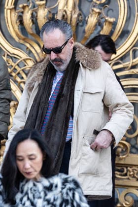 PFW Haute Couture Schiaparelli Outside Arrivals NB Jaime de Marichalar arriving at the Schiaparelli show during Paris Fashion Week Haute Couture on January 26, 2026 in Paris, France. Photo by Nasser Berzane ABACAPRESS.COM Paris France  Copyright: xBerzanexNasser ABACAx