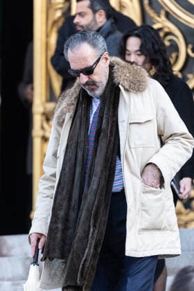 PFW Haute Couture Schiaparelli Outside Arrivals NB Jaime de Marichalar arriving at the Schiaparelli show during Paris Fashion Week Haute Couture on January 26, 2026 in Paris, France. Photo by Nasser Berzane ABACAPRESS.COM Paris France  Copyright: xBerzanexNasser ABACAx