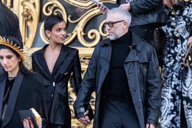 PFW Haute Couture Schiaparelli Outside Arrivals NB Narah Baptista, VIncent Cassel arriving at the Schiaparelli show during Paris Fashion Week Haute Couture on January 26, 2026 in Paris, France. Photo by Nasser Berzane ABACAPRESS.COM Paris France  Copyright: xBerzanexNasser ABACAx