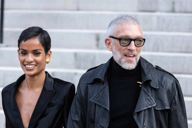 PFW Haute Couture Schiaparelli Outside Arrivals NB Narah Baptista, VIncent Cassel arriving at the Schiaparelli show during Paris Fashion Week Haute Couture on January 26, 2026 in Paris, France. Photo by Nasser Berzane ABACAPRESS.COM Paris France  Copyright: xBerzanexNasser ABACAx