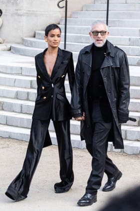 PFW Haute Couture Schiaparelli Outside Arrivals NB Narah Baptista, VIncent Cassel arriving at the Schiaparelli show during Paris Fashion Week Haute Couture on January 26, 2026 in Paris, France. Photo by Nasser Berzane ABACAPRESS.COM Paris France  Copyright: xBerzanexNasser ABACAx