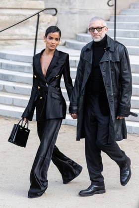 PFW Haute Couture Schiaparelli Outside Arrivals NB Narah Baptista, VIncent Cassel arriving at the Schiaparelli show during Paris Fashion Week Haute Couture on January 26, 2026 in Paris, France. Photo by Nasser Berzane ABACAPRESS.COM Paris France  Copyright: xBerzanexNasser ABACAx