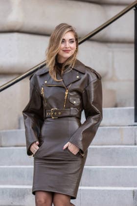 PFW Haute Couture Schiaparelli Outside Arrivals NB Chiara Ferragni arriving at the Schiaparelli show during Paris Fashion Week Haute Couture on January 26, 2026 in Paris, France. Photo by Nasser Berzane ABACAPRESS.COM Paris France  Copyright: xBerzanexNasser ABACAx
