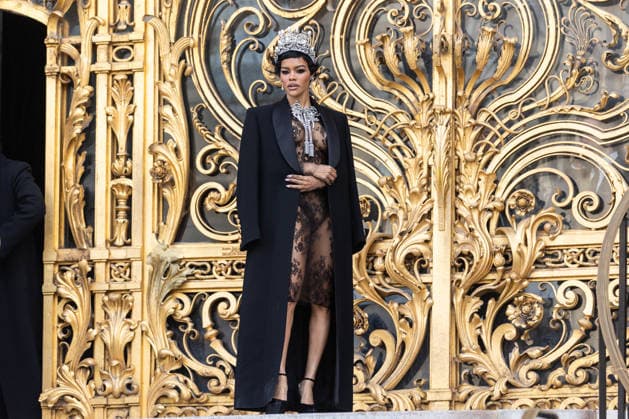 PFW Haute Couture Schiaparelli Outside Arrivals NB Teyana Taylor arriving at the Schiaparelli show during Paris Fashion Week Haute Couture on January 26, 2026 in Paris, France. Photo by Nasser Berzane ABACAPRESS.COM Paris France  Copyright: xBerzanexNasser ABACAx