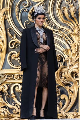 PFW Haute Couture Schiaparelli Outside Arrivals NB Teyana Taylor arriving at the Schiaparelli show during Paris Fashion Week Haute Couture on January 26, 2026 in Paris, France. Photo by Nasser Berzane ABACAPRESS.COM Paris France  Copyright: xBerzanexNasser ABACAx