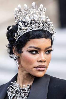 PFW Haute Couture Schiaparelli Outside Arrivals NB Teyana Taylor arriving at the Schiaparelli show during Paris Fashion Week Haute Couture on January 26, 2026 in Paris, France. Photo by Nasser Berzane ABACAPRESS.COM Paris France  Copyright: xBerzanexNasser ABACAx