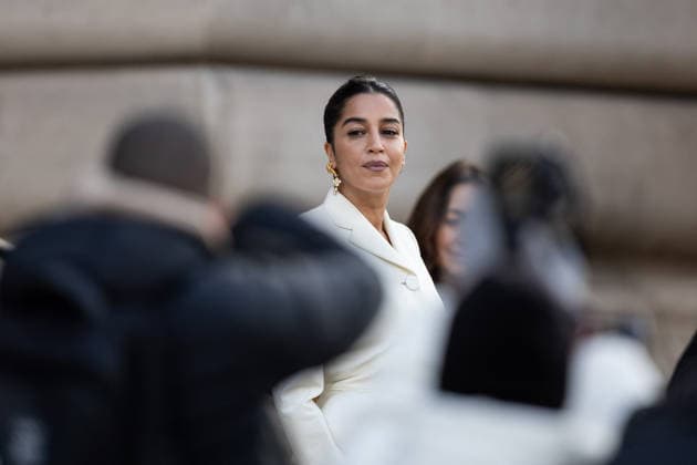 Leïla Bekhti Outside arrival at Schiaparelli Haute Couture Collection Spring Summer 2026 during Paris Fashion Week PFW , January 26th 2026 Jeremy MELLOUL Bestimage Celebrities at Schiaparelli Haute Couture Spring summer 2026 during Paris Fashion Week on 26th January 2026 Paris France  Copyright: xJeremyxMelloulx xBestimagexJeremyxMelloulx xBestimagex