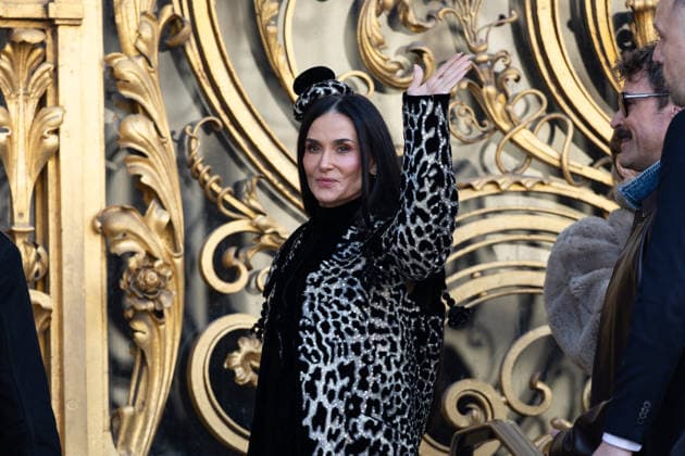 Demi Moore Outside arrival at Schiaparelli Haute Couture Collection Spring Ete 2026 during Paris Fashion Week PFW , January 26, 2026 Jeremy MELLOUL Bestimage Celebrities at Schiaparelli Haute Couture Spring summer 2026 during Paris Fashion Week on 26th January 2026 Paris France  Copyright: xJeremyxMelloulx xBestimagexJeremyxMelloulx xBestimagex
