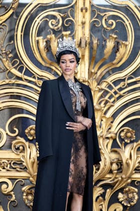 Teyana Taylor Outside arrival at Schiaparelli Haute Couture Collection Spring Ete 2026 during Paris Fashion Week PFW , le 26 Janvier 2026 Jeremy MELLOUL Bestimage Celebrities at Schiaparelli Haute Couture Spring summer 2026 during Paris Fashion Week on 26th January 2026 Paris France  Copyright: xJeremyxMelloulx xBestimagexJeremyxMelloulx xBestimagex