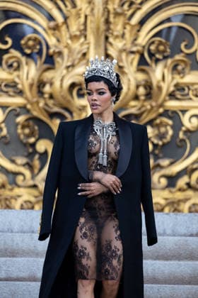 Teyana Taylor Outside arrival at Schiaparelli Haute Couture Collection Spring Ete 2026 during Paris Fashion Week PFW , le 26 Janvier 2026 Jeremy MELLOUL Bestimage Celebrities at Schiaparelli Haute Couture Spring summer 2026 during Paris Fashion Week on 26th January 2026 Paris France  Copyright: xJeremyxMelloulx xBestimagexJeremyxMelloulx xBestimagex