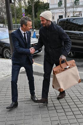 PFW Haute Couture David Beckham Out Of Hotel David Beckham seen out of hotel during Paris Fashion Week Haute Couture in Paris, France on January 26, 2026. Photo by Julien Reynaud APS-Medias ABACAPRESS.COM Paris France  Copyright: xReynaudxJulien APS-Medias ABACAx