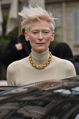 PFW Haute Couture Tilda Swinton Out Of Hotel Tilda Swinton seen out of hotel during Paris Fashion Week Haute Couture in Paris, France on January 26, 2026. Photo by Julien Reynaud APS-Medias ABACAPRESS.COM Paris France  Copyright: xReynaudxJulien APS-Medias ABACAx