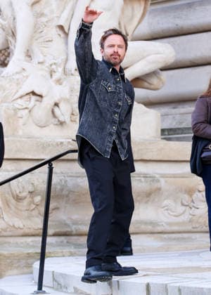 Aaron Paul Celebrity arrivals at the Schiaparelli Collection Haute Couture Printemps Eté 2026 show as part of Paris Fashion Week PFW , at the Petit Palais in Paris, France, January 26, 2026 Denis Guignebourg Bestimage Arrivals Schiaparelli Haute Couture Week Spring Summer 2026 show as part of Paris Fashion Week on January 26, 2026 in Paris, France Paris France  Copyright: xDenisxGuignebourgx xBestimagexDenisxGuignebourgx xBestimagex