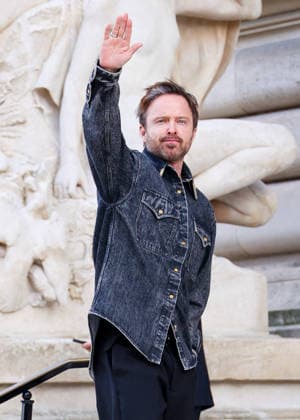 Aaron Paul Celebrity arrivals at the Schiaparelli Collection Haute Couture Printemps Eté 2026 show as part of Paris Fashion Week PFW , at the Petit Palais in Paris, France, January 26, 2026 Denis Guignebourg Bestimage Arrivals Schiaparelli Haute Couture Week Spring Summer 2026 show as part of Paris Fashion Week on January 26, 2026 in Paris, France Paris France  Copyright: xDenisxGuignebourgx xBestimagexDenisxGuignebourgx xBestimagex