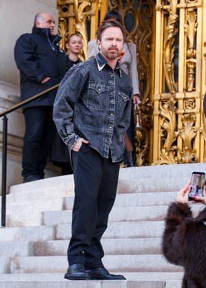 Aaron Paul Celebrity arrivals at the Schiaparelli Collection Haute Couture Printemps Eté 2026 show as part of Paris Fashion Week PFW , at the Petit Palais in Paris, France, January 26, 2026 Denis Guignebourg Bestimage Arrivals Schiaparelli Haute Couture Week Spring Summer 2026 show as part of Paris Fashion Week on January 26, 2026 in Paris, France Paris France  Copyright: xDenisxGuignebourgx xBestimagexDenisxGuignebourgx xBestimagex