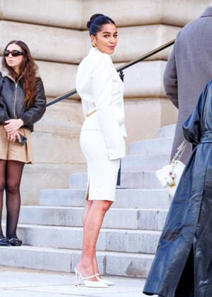 Leïla Bekhti Celebrity arrivals at the Schiaparelli Collection Haute Couture Printemps Eté 2026 show as part of Paris Fashion Week PFW , at the Petit Palais in Paris, France, January 26, 2026 Denis Guignebourg Bestimage Arrivals Schiaparelli Haute Couture Week Spring Summer 2026 show as part of Paris Fashion Week on January 26, 2026 in Paris, France Paris France  Copyright: xDenisxGuignebourgx xBestimagexDenisxGuignebourgx xBestimagex
