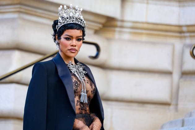 Teyana Taylor Celebrity arrivals at the Schiaparelli Collection Haute Couture Printemps Eté 2026 show as part of Paris Fashion Week PFW , at the Petit Palais in Paris, France, January 26, 2026 Denis Guignebourg Bestimage Arrivals Schiaparelli Haute Couture Week Spring Summer 2026 show as part of Paris Fashion Week on January 26, 2026 in Paris, France Paris France  Copyright: xDenisxGuignebourgx xBestimagexDenisxGuignebourgx xBestimagex