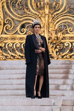 Schiaparelli - Outside Arrivals - Paris Fashion Week - Haute Couture Week Spring Summer 2026 Teyana Taylor attends the Schiaparelli Haute Couture Week Spring Summer 2026 show as part of Paris Fashion Week on January 26, 2026 in Paris, France, Credit:Lounis Tiar Avalon France, Paris  Copyright: xLounisxTiarx xAvalonx 1069504194