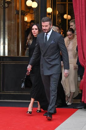PFW Haute Couture Beckham Family Out Of Hotel David Beckham, Victoria Beckham seen out of hotel during Paris Fashion Week Haute Couture in Paris, France on January 26, 2026. Photo by Julien Reynaud APS-Medias ABACAPRESS.COM Paris France  Copyright: xReynaudxJulien APS-Medias ABACAx