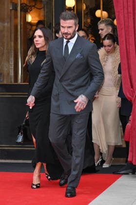 PFW Haute Couture Beckham Family Out Of Hotel David Beckham, Victoria Beckham seen out of hotel during Paris Fashion Week Haute Couture in Paris, France on January 26, 2026. Photo by Julien Reynaud APS-Medias ABACAPRESS.COM Paris France  Copyright: xReynaudxJulien APS-Medias ABACAx