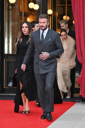 PFW Haute Couture Beckham Family Out Of Hotel David Beckham, Victoria Beckham, Cruz Beckham, Romeo Beckham seen out of hotel during Paris Fashion Week Haute Couture in Paris, France on January 26, 2026. Photo by Julien Reynaud APS-Medias ABACAPRESS.COM Paris France  Copyright: xReynaudxJulien APS-Medias ABACAx