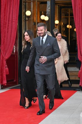 PFW Haute Couture Beckham Family Out Of Hotel David Beckham, Victoria Beckham, Cruz Beckham, Romeo Beckham seen out of hotel during Paris Fashion Week Haute Couture in Paris, France on January 26, 2026. Photo by Julien Reynaud APS-Medias ABACAPRESS.COM Paris France  Copyright: xReynaudxJulien APS-Medias ABACAx